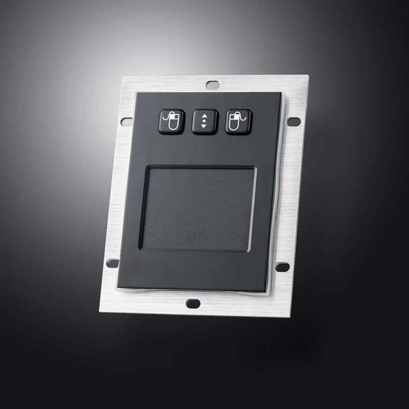 Ratón industrial para montaje en panel con panel táctil y USB 6