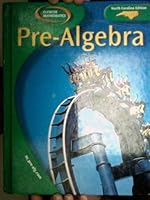 Pre-Algebra North Carolina Student Edition 0078603706 Book Cover