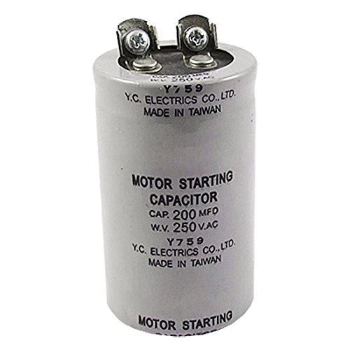 200MFD 200uF 250V AC Terminale a vite Motore