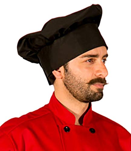 HILITE Master Chef Mushroom Hat - Adjustable Velcro Closure - One Size Fit Most - 13