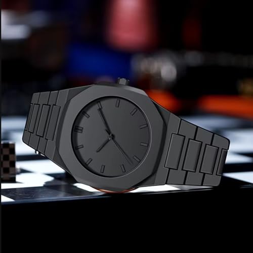 Image of WISEWALKER Men's Matte Analog Unisex Watch with Arabic Numerals Minimalist Wristwatch Stylish & Trending Fashion Watch