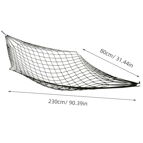 BESPORTBLE Tragbare Netzhängematte aus Starkem Nylon für Camping Wandern Outdoor Aktivitäten
