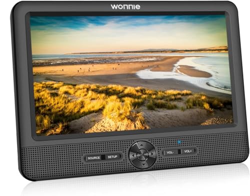 WONNIE Reproductor de DVD de 10 pulgadas (una pantalla)