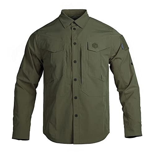 emersongear Blue Label PaiJiZhe Tac Field Shirt,Camp Shirts Mens Long Sleeve Durable Outdoor Apparel