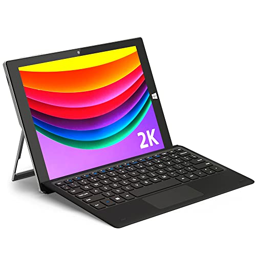 Jumper EZpad GO Mini, Tablet Laptop 2 em 1, Tela IPS 2K de 8,9 Polegadas com Teclado, Windows 10, Intel Celeron N3350, 4GB RAM, 64GB ROM, Cinza