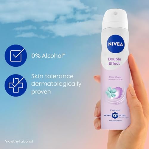 Nivea Double Effect Spray Antitranspirante Mujer 200ml x2 miniatura 5