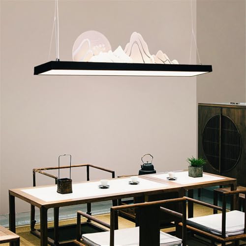 Lustre restaurant design rétro L123 cm pour éclairer vos dîners conviviaux