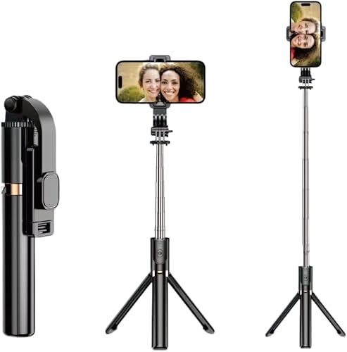 1.3m Tripod Stand, Tripod for Phones. With Bluetooth Remote 130cm Length