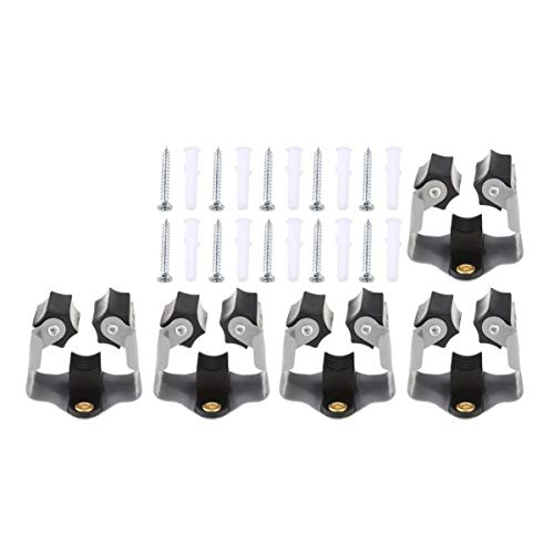 DOITOOL Suporte de esfregão e vassoura para garagem, suporte de parede, suporte para vassoura e jard