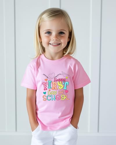 Image of Kindergarten Shirt for Girls Boys Kids Toddler First Day of School Shirts Back to School in My Kindergarten Era Tshirt 2T-7Y