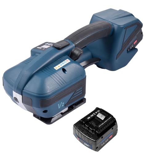 Electric Banding Machine,Automatic Electronic Strapping Tool with LCD Screen | Portable Baler Tensioner Kit Banding Battery Powered Machine for PP Pet Strapping