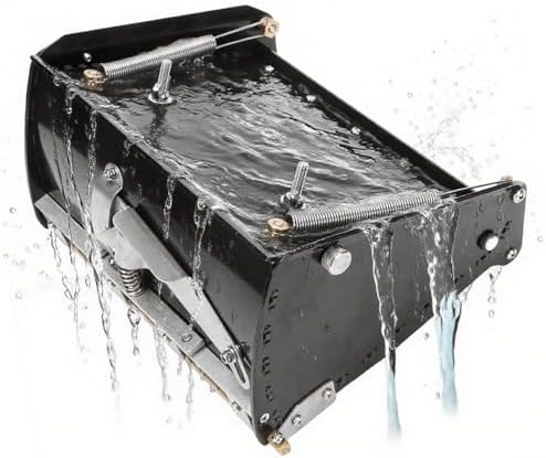 Aluminum Drywall Mud Box with 10" Wide Quick Clean Handle - Essential Tool for Smooth Wallboard & Sheetrock Finishing, Durable and Easy to Use for Professionals & DIYers