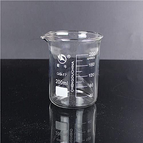 1 Juego de Vaso de precipitados de Vidrio de borosilicato de Laboratorio, Todos los tamaños, Equipo de Laboratorio for experimentos químicos, Todos los tamaños(5000mL 1 Piece)