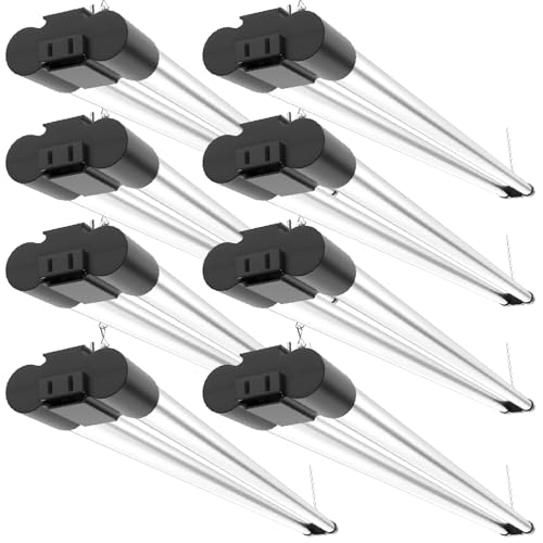LUZ - 8☆shop Sunco 8 Pack LED Shop Lights for Workshop 4FT, Linkable