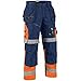 Produktbild Blakläder Bundhose "X1500 High Vis" Klasse 1, 1 Stück, Größe C52, marineblau / orange, 150818608953C52