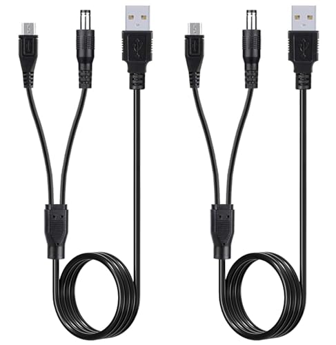 Kissmart Cargador para collar de entrenamiento de perros Bousnic, cable de carga de repuesto para collares de choque de perro RS2 y control remoto (60 cm)