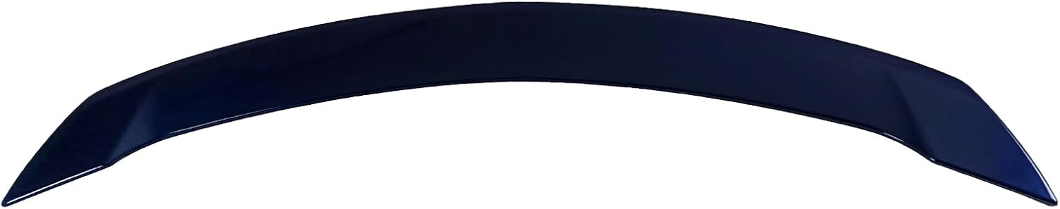 IKON MOTORSPORTS, Trunk Spoiler Compatible with 2010-2013 Chevrolet Camaro Coupe, ZL1 Style Painted #WA403P Imperial Blue Metallic ABS Plastic Rear Trunk Lid Spoiler Wing Lip W/3rd Brake LED Light