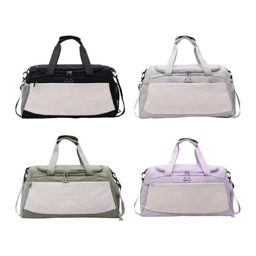 Sac de sport étanche Beauté de masse gris avec compartiment humide - 6