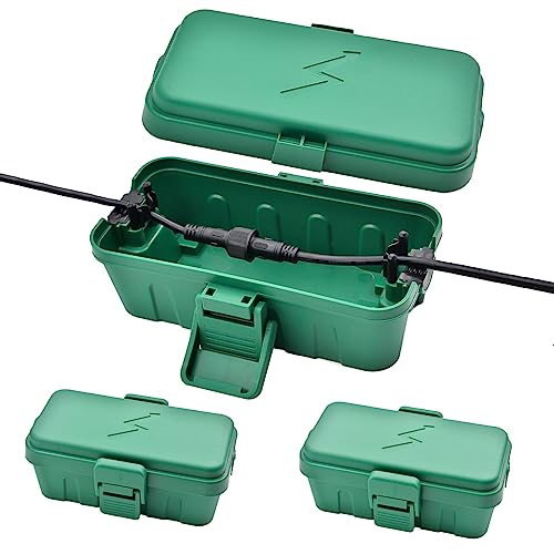 3PCS Hrensaw Small Weatherproof Electrical Connection Box(6 x 3.5 x 2