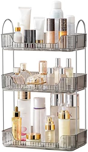 Akinbas 3 Tier Bathroom Organizer Countertop Makeup Perfume Tray ...