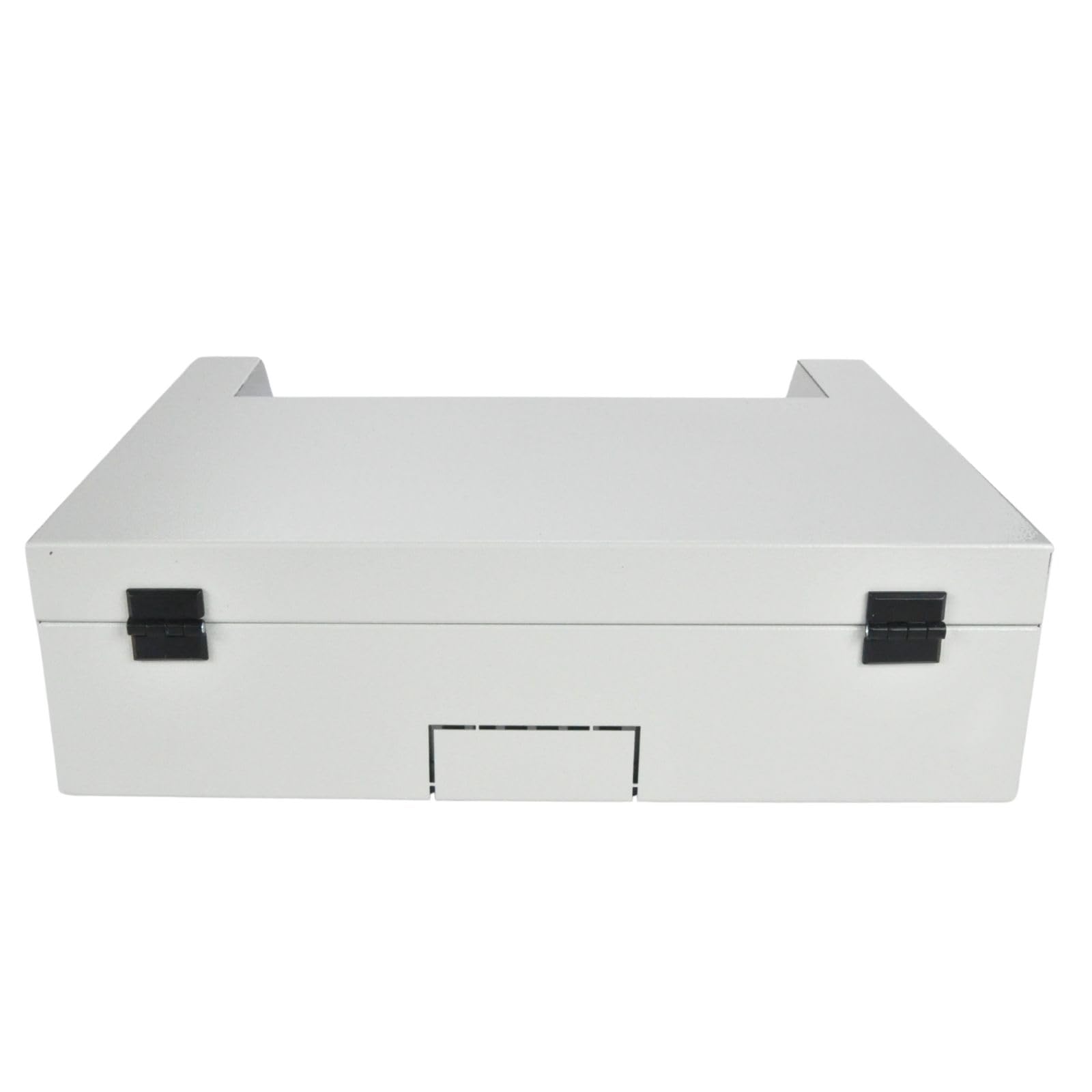 Netzwerkschrank 19 Zoll 5 HE (3HE + 2 HE) I Serverschrank Kompakt | Voll montiert zur Aufputz Montage I Server Flach Gehäuse | abschließbare Glastür I Traglast 40 kg I Grau I 500x475x155mm