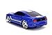 Jada Toys Big Time Muscle Hyperchargers RC - 2015 Ford Mustang Gt, Usb Charging, 2.4 Ghz, Glossy Blue with White Stripes (30723)