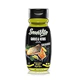 SERVIVITA Zero Calories Garlic and Herb Sauce, 10.6 fl. oz.