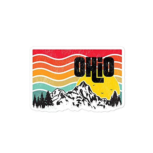 Dressed Up Mule Ohio Mountains Sticker Window Decal for