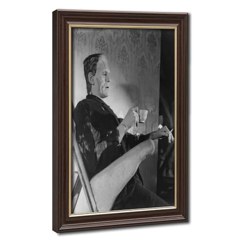 Impression sur toile Frankenstein cadeau original pour passionné de cinéma rétro