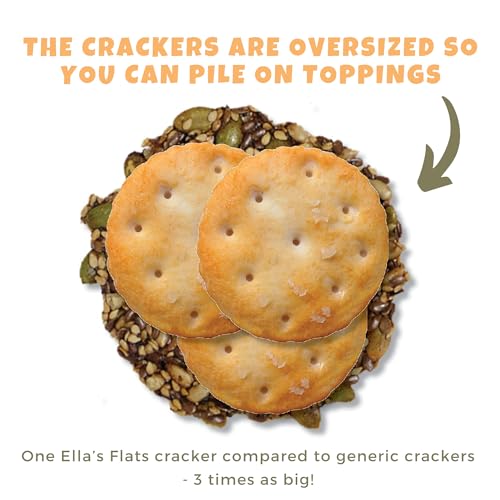 Ella'S Flats Ella’S Flats® All Seed Savory Crisp One Of Each Sesame, Everything And Spicy – Gluten Free, Sugar Free, High Fiber Chip, Low Carb Snack, Keto Cracker thumb #4