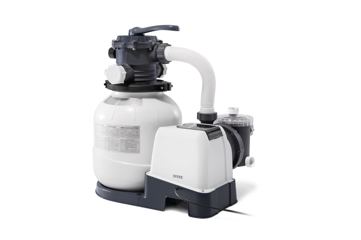INTEX Sandfilterpumpe SX2100 Plus – Poolfilter mit WLAN und 7,9 m3/h