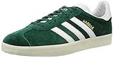 adidas Gazelle, Zapatillas Unisex adulto, Collegiate Green Vintage White Gold Met, 43 1/3 EU