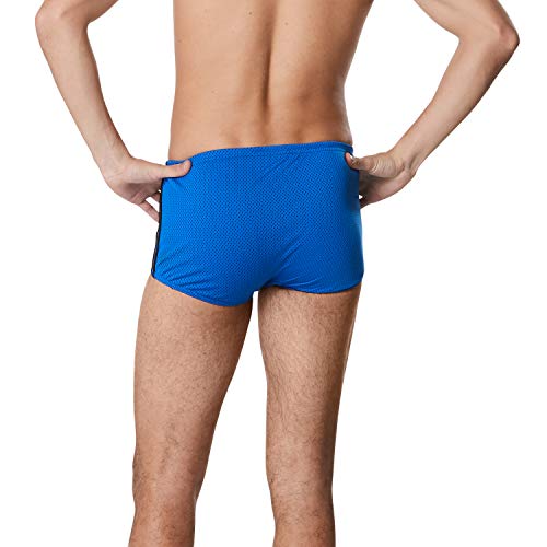 Speedo Men's Swimsuit Square Leg Poly Mesh Training Suit2