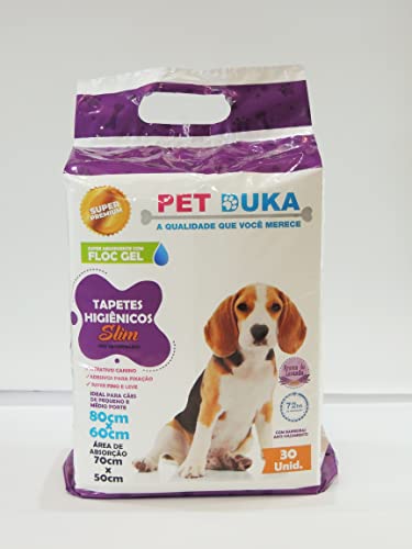 Tapete Higiênico para Cães Petduka 60X80CM 30UNID Aroma Lavanda P&B