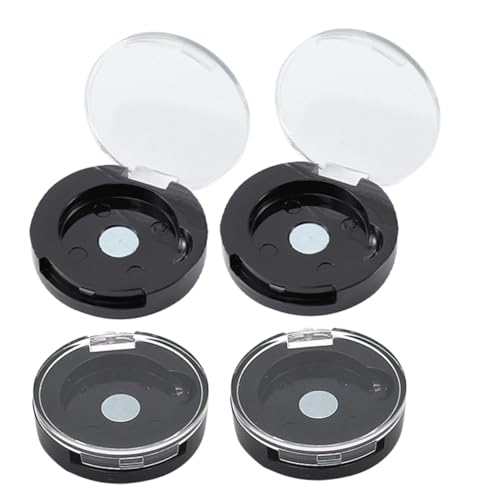 DECOMELODY 4piezas Caja De Sombras De Ojos Bandejas Vacías Para Paletas De Maquillaje Organizador De Cosméticos Para Maletas De Viaje De Mujeres