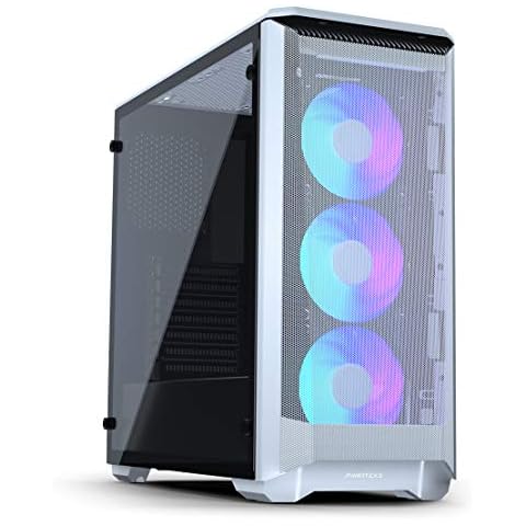 Phanteks Eclipse P400A D-RGB Midi-Tower, Tempered Glass - weiÃŸ Cover