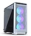Phanteks Eclipse P400A DRGB Midi-Tower PC-Gehaeuse Weiß, Schwarz 3 Vorinstallierte LED Luefter, Sei, PH-EC400ATG_DWT01