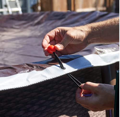Watershed Innovations HydraTarp Heavy-duty Waterproof Reversible Tarp, 20 by 20 Feet, White/Brown