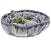 Ipetboom Dog Bowl Mat Pet Slow Feeders Feed The Dog Game Dog Slow Cat Food Puzzle Slow Water Feeder for Dogs Maze Dog Bowl Rabbit Activity Mat 3 Bowl Dog Feeder Pet Cage Feeding Felt Cloth