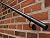 ROTHLEY Stair Railing Metal Handrails?11.8 FT Wall Mount Handrail Steel Hand Rail Industrial Pipe Hand Railings for Stairs Indoor (1.6" Round, Matt Black)