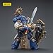 JOYTOY Warhammer 40k Ultramarines, Ultramarines Primaris Captain with Relic Shield and Power Sword 1/18 Action Figure Model, Dedicated to You who Love Collecting