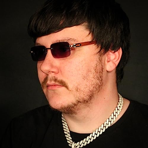 Street Knitted Retro Rimless Brown Tint Gold Frame Hip Hop Buffs Sunglasses Rectangle Men Women Frameless 90’s Shades Woodgrain Arm Fashion Frameless Square Unisex Summer Sun Glasses2