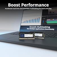 Timetec 8 GB Kit (2x4 GB) DDR4 2666 MHz (PC4-2666V) PC4-21300 SODIMM – Non-ECC Unbuffered, 260-Pin, 1,2 V, CL19, Speichermodul für Laptops, Notebooks, Mini-PCs und All-in-One-Computer – Ansicht 3