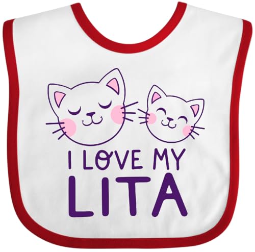 inktastic I Love My Lita Baby Bib