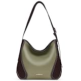 LuxeBold Hobo Bag for Women Shoulder Handbag Slouchy Purses with Adjustable Strap Tote Bag Trendy Clutch Zipper Bags AAA-LXB-003-CN