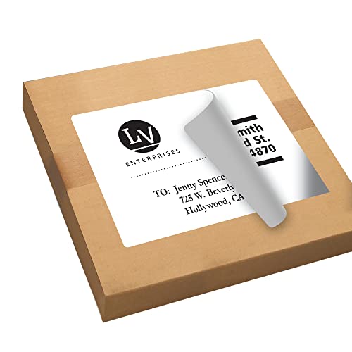 Avery(R) White Laser Permanent Full-Sheet Labels, 8 1/2In. X 11In., Box Of 100, 5165 #TOP1