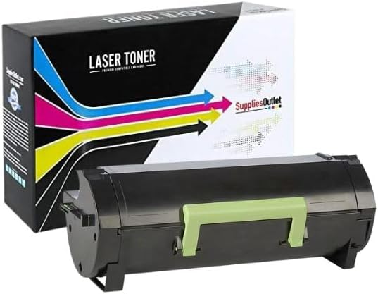 Cartucho de tóner de repuesto compatible para Lexmark 501H  50F1H00 (negro, 4 unidades)