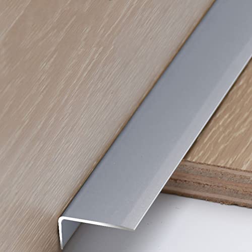 Nez de marche escalier anti-fissure barre de transition métal rouge sol vinyle 115cm