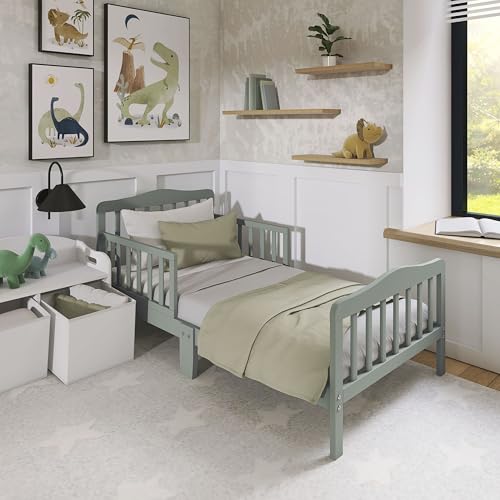 Image of Dream On Me Classic Design Toddler Bed, GREENGUARD Gold, Meadow Green