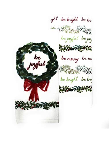 St. Nicholas Square Kitchen Towel 2 Pk (Be Merry) #TOP24